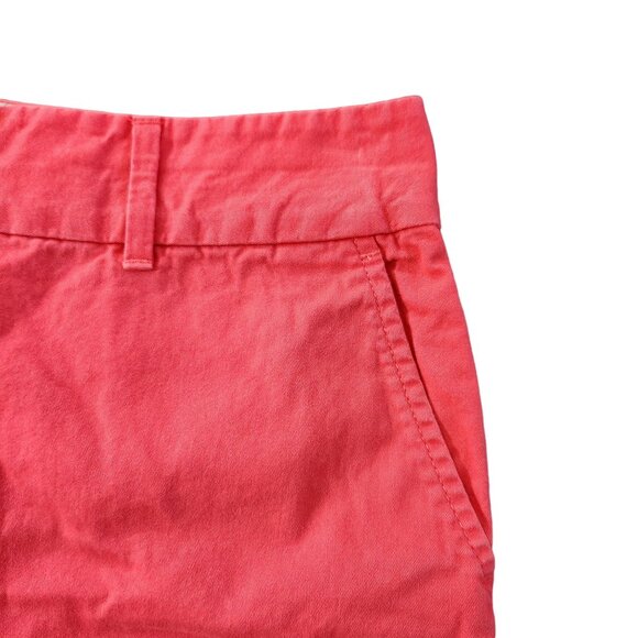 LOFT Shorts Women's Size 0 The Rivera Low Rise Chino Slash Pocket Pink Inseam 6" - Picture 3 of 7